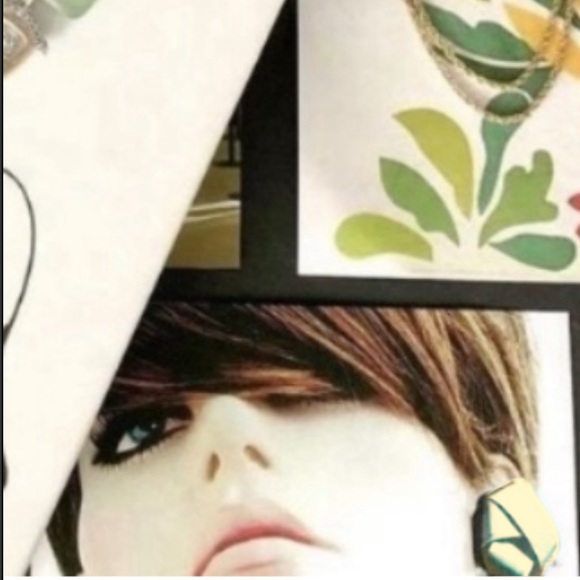 ALEXIS BITTAR • Roxbury Satin Brushed Gold Folded Metal Ribbon Post Earrings - Picture 4 of 12